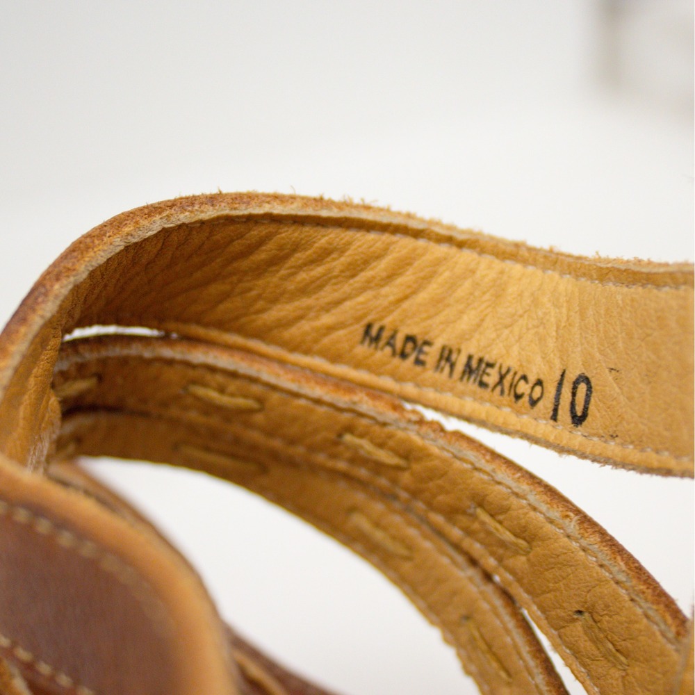 Bed Stu Artemis Leather Sandals in Tan Rustic Size 10 - Picture 11 of 12